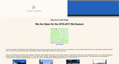 Desktop Screenshot of chaletvillage.net